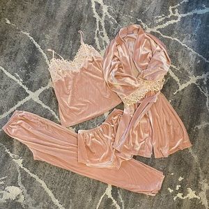 Pajama pink small velvet